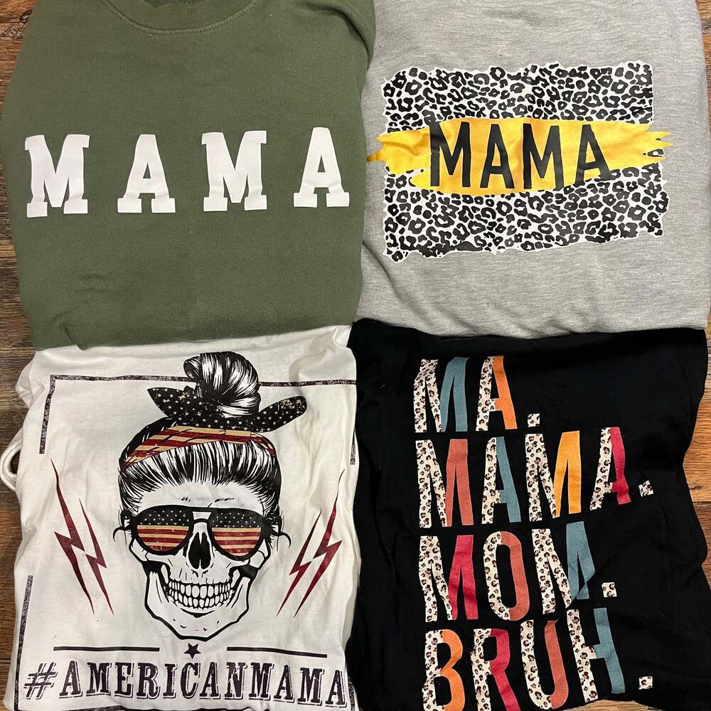 Mama Sweatshirt and tank lot sm-med